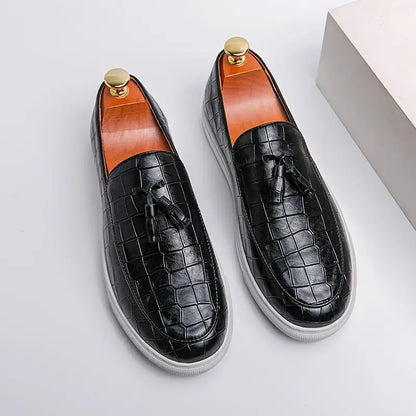 Loafers för herrar - halkfria slip-on-skor för herrar