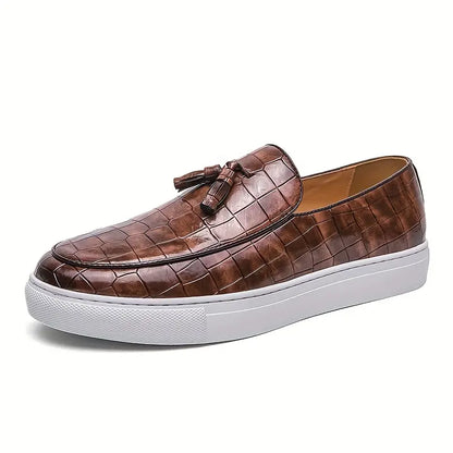 Loafers för herrar - halkfria slip-on-skor för herrar