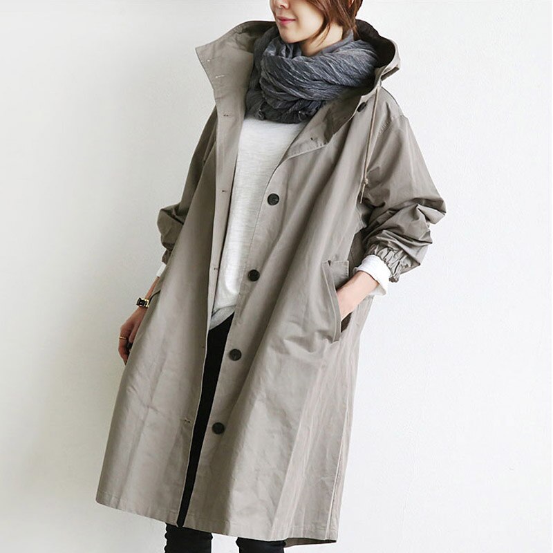 Vattenavvisande trenchcoat
