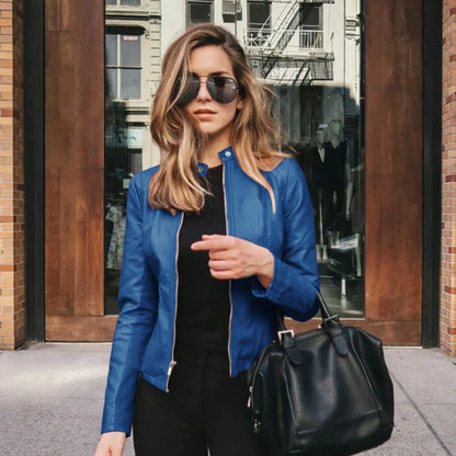 Emilia Leather Top